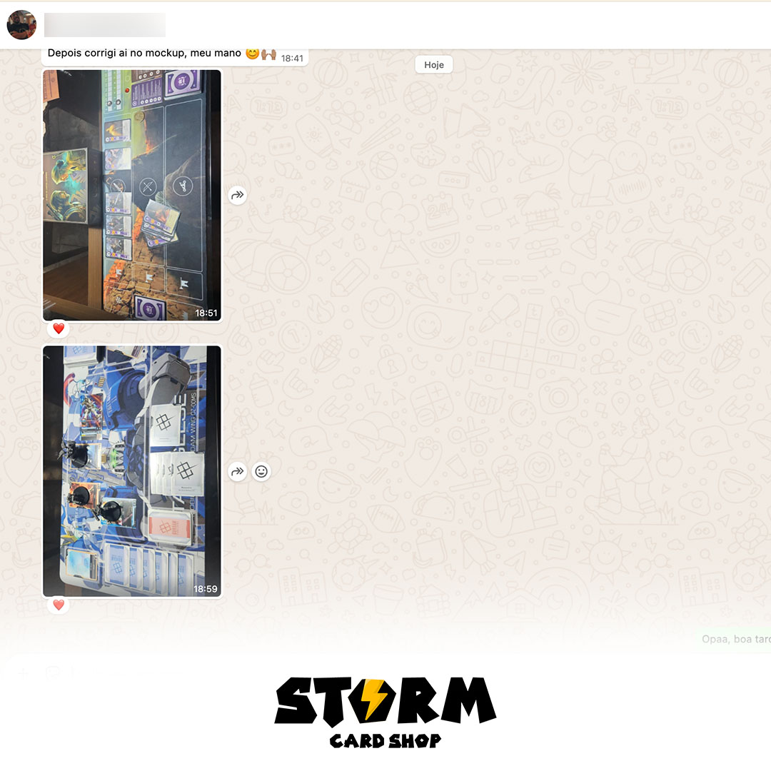 Feedback de cliente Storm Card Shop