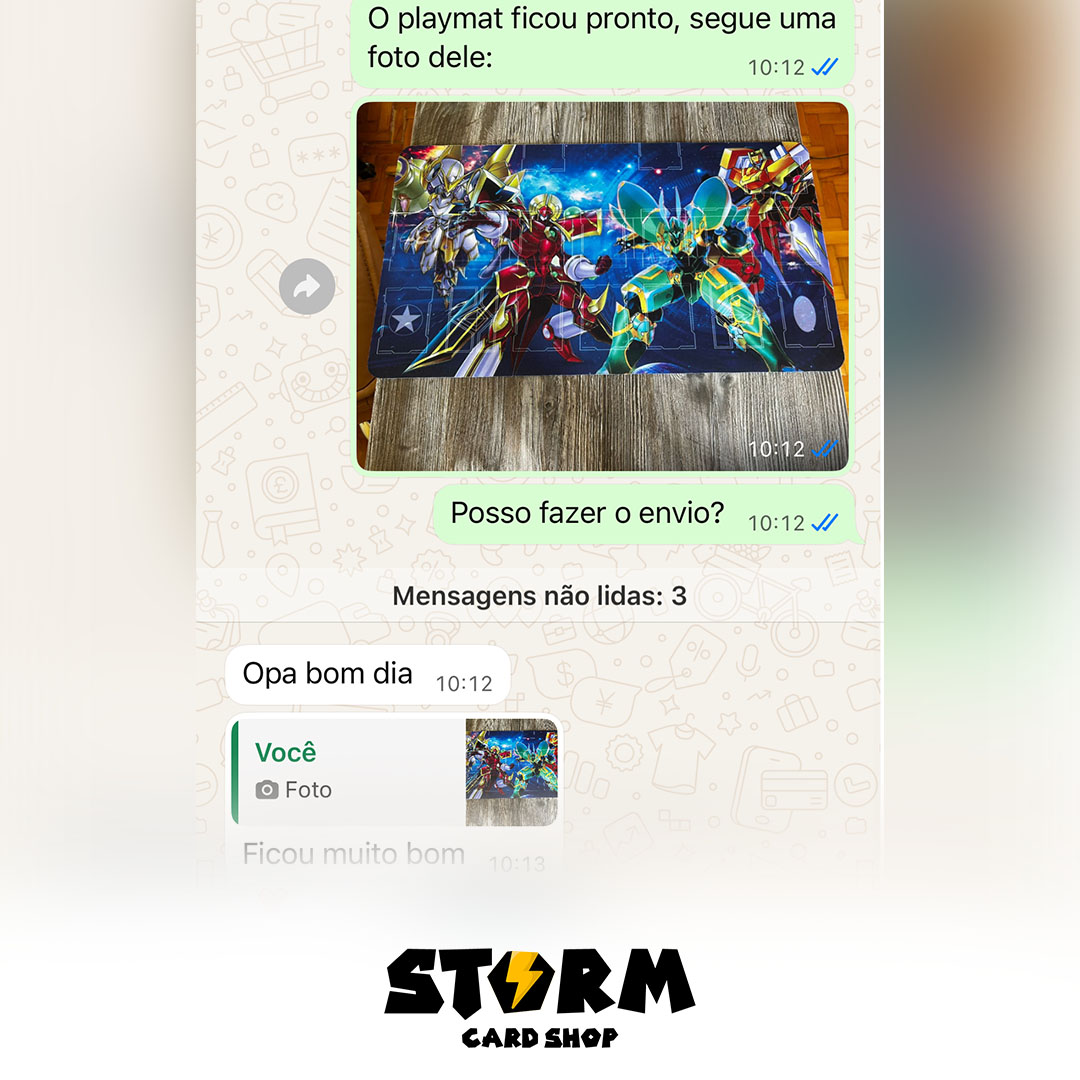 Feedback de cliente Storm Card Shop