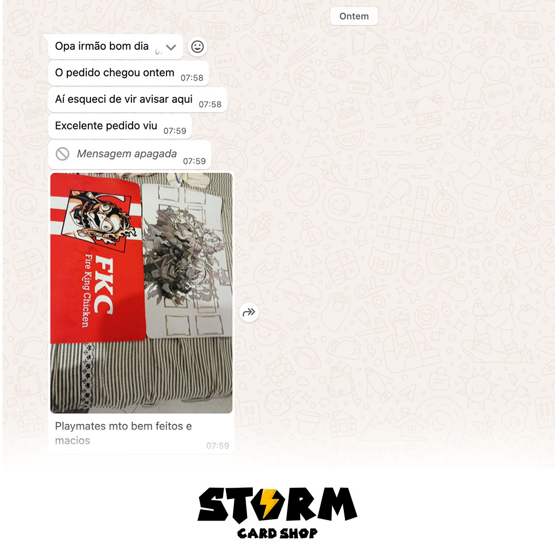 Feedback de cliente Storm Card Shop