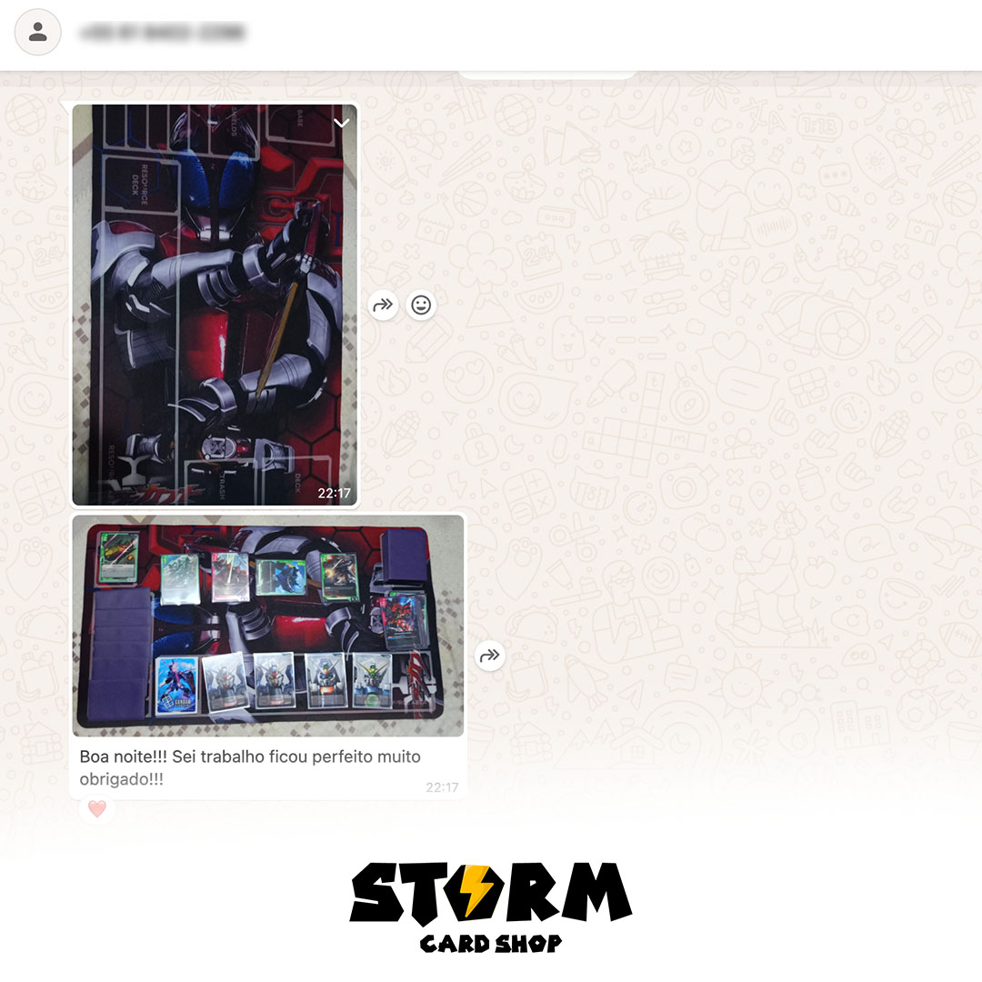 Feedback de cliente Storm Card Shop